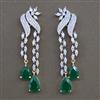 American Diamond Classic Earring with 2 Tone Plating