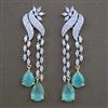 American Diamond Classic Earring with 2 Tone Plating