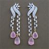 American Diamond Classic Earring with 2 Tone Plating