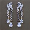 American Diamond Classic Earring with 2 Tone Plating