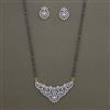 American Diamond Classic Mangalsutra with 2 Tone Plating