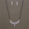 American Diamond Classic Mangalsutra with 2 Tone Plating