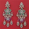 American Diamond Hazoorilal Earring with Carat Plating