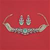 American Diamond Hazoorilal Necklace with Carat Plating