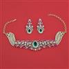 American Diamond Hazoorilal Necklace with Carat Plating