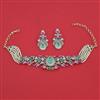 American Diamond Hazoorilal Necklace with Carat Plating