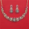 American Diamond Hazoorilal Necklace with Carat Plating