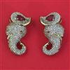 American Diamond Animal Brooch with Mehndi Plating