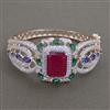 American Diamond Hazoorilal Kada with Carat Plating