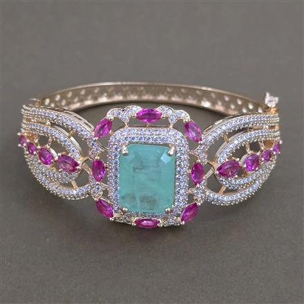 American Diamond Hazoorilal Kada with Carat Plating