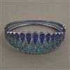 American Diamond Openable kada with Black Plating
