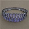American Diamond Openable kada with Black Plating