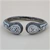 American Diamond Classic Kada with Black Plating