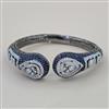 American Diamond Classic Kada with Black Plating