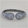 American Diamond Classic Kada with Black Plating