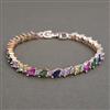 American Diamond Hazoorilal Bracelet with Carat Plating