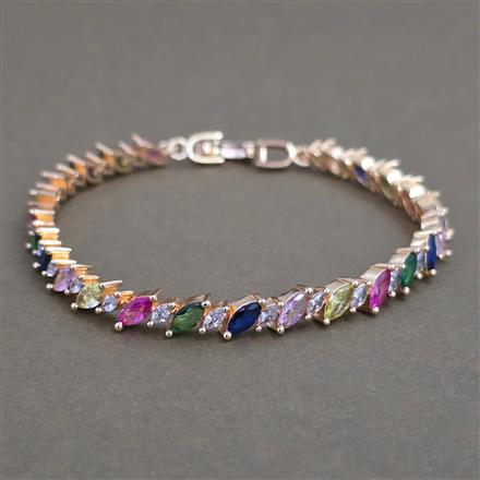 American Diamond Hazoorilal Bracelet with Carat Plating