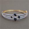 American Diamond Openable kada with 2 Tone Plating