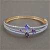 American Diamond Openable kada with 2 Tone Plating