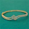 American Diamond Openable kada with Rhodium Plating 2 Tone Plating