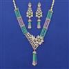 American Diamond Hazoorilal Necklace with Carat Plating