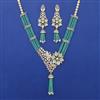 American Diamond Hazoorilal Necklace with Carat Plating