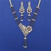 American Diamond Hazoorilal Necklace with Carat Plating