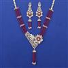 American Diamond Hazoorilal Necklace with Carat Plating
