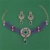 American Diamond Hazoorilal Necklace with Carat Plating