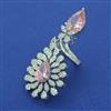 American Diamond Adjustable Ring with Rhodium Plating