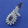 American Diamond Adjustable Ring with Rhodium Plating