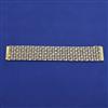 American Diamond Classic Bracelet with 2 Tone Plating Carat Plating