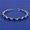 American Diamond Classic Bracelet with Rhodium Plating