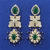 American Diamond Hazoorilal Earring with Carat Plating