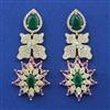 American Diamond Hazoorilal Earring with Carat Plating