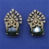American Diamond Classic Earring with Mehndi Plating