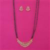 American Diamond Classic Mangalsutra with 2 Tone Plating
