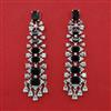 American Diamond Classic Earring with Rhodium Plating