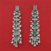 American Diamond Classic Earring with Rhodium Plating