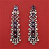 American Diamond Classic Earring with Rhodium Plating