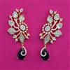 American Diamond Classic Earring with 2 Tone Plating
