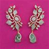 American Diamond Classic Earring with 2 Tone Plating