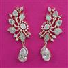 American Diamond Classic Earring with 2 Tone Plating