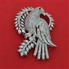 American Diamond Birds Brooch with Rhodium Plating 2 Tone Plating Mehndi Plating