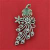 American Diamond Birds Brooch with Mehndi Plating