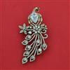 American Diamond Birds Brooch with Mehndi Plating