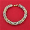 American Diamond Classic Bracelet with Rhodium Plating 2 Tone Plating Mehndi Plating