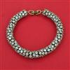 American Diamond Classic Bracelet with Rhodium Plating 2 Tone Plating Mehndi Plating