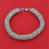 American Diamond Classic Bracelet with Rhodium Plating 2 Tone Plating Mehndi Plating