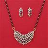 American Diamond Classic Mangalsutra with 2 Tone Plating
